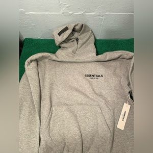 Essentials fear of god Dark Oatmeal hoodie